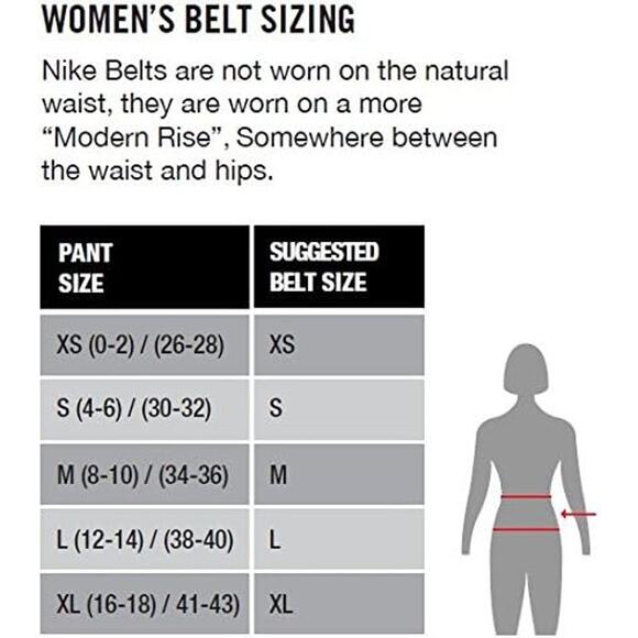 Nike Golf | S | Women\'s E.86 G-Flex Leather & Brushed Silver Buckle Harness Belt main image 7